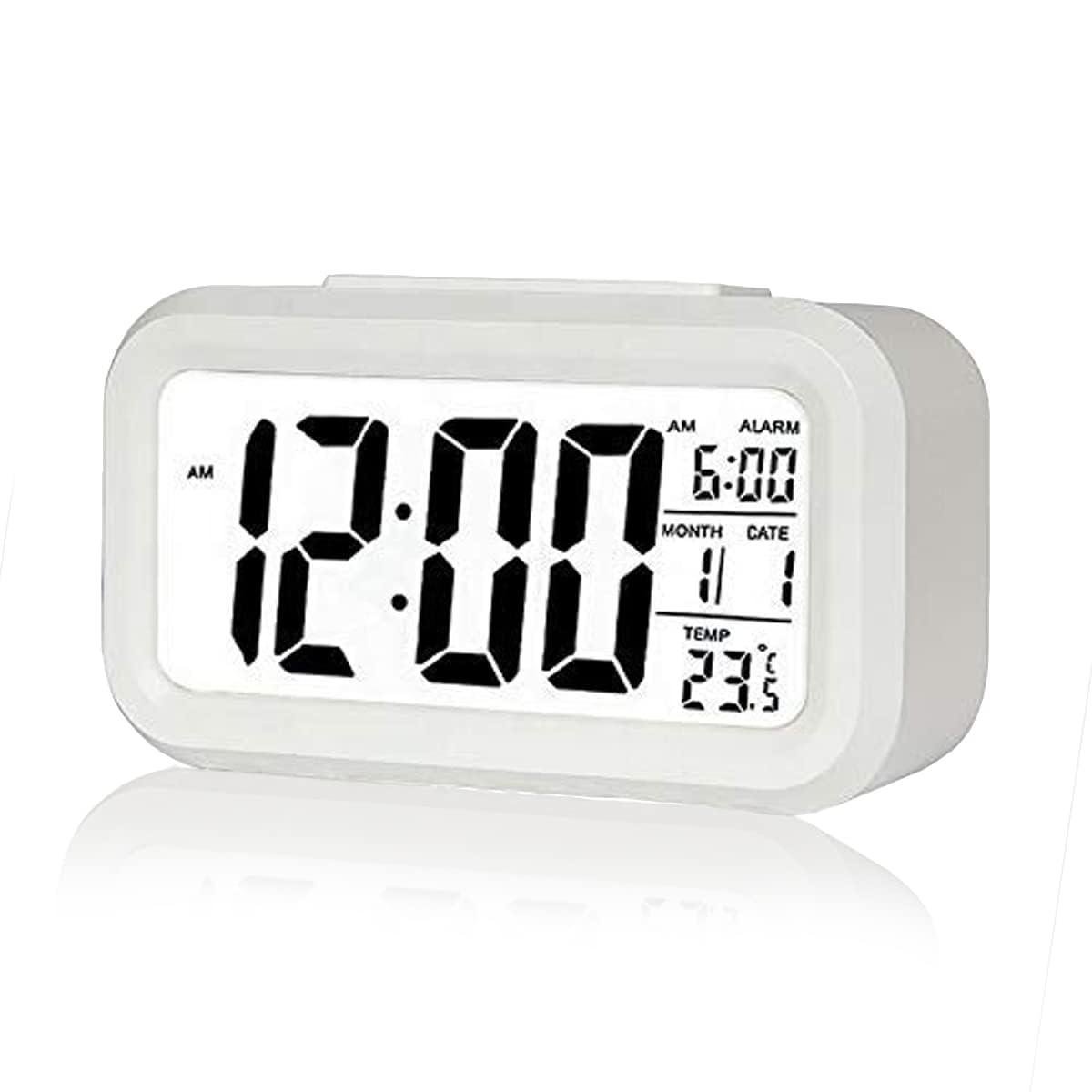Kadio Digital Alarm Clock Battery Operated Small D