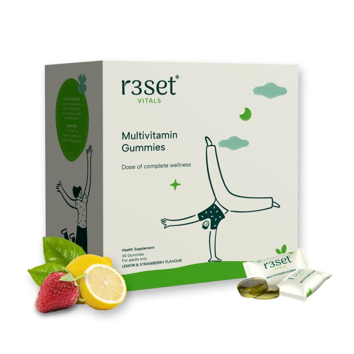 R3set Multivitamin Gummies For Men Women - 30 Gumm