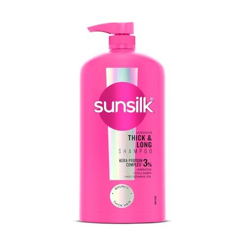 Sunsilk Luscious Thick Long Shampoo 1l With 3 Kera