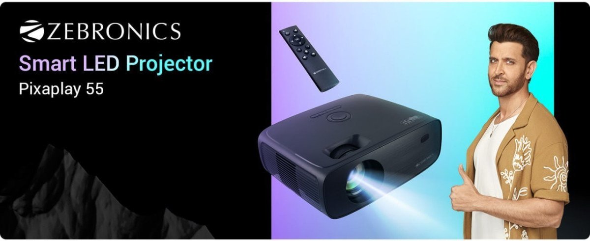 Zebronics Pixapla Smart Projector 12199