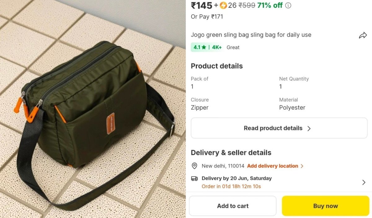 Sling Bag For Daily Use At 171