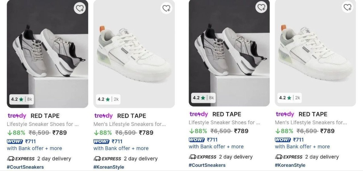 Red Tape Shoes At 90