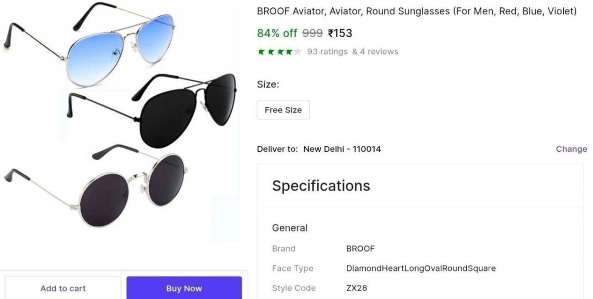 Shopsy Pack Of 3 Sunglasses 153