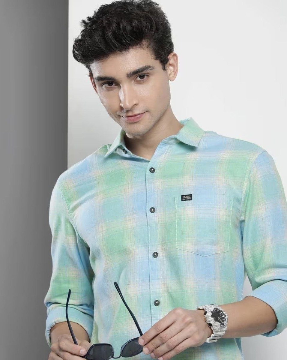 The Indian Garage Co Checked Shirt At Ajio Mrp - R