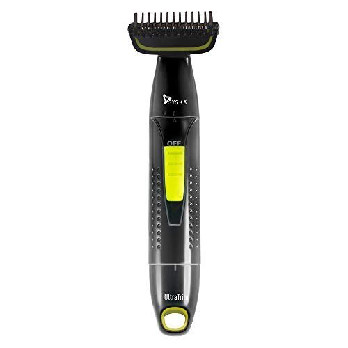 Syska Bgt300 Ultratrim Body Groomer (black Green) 