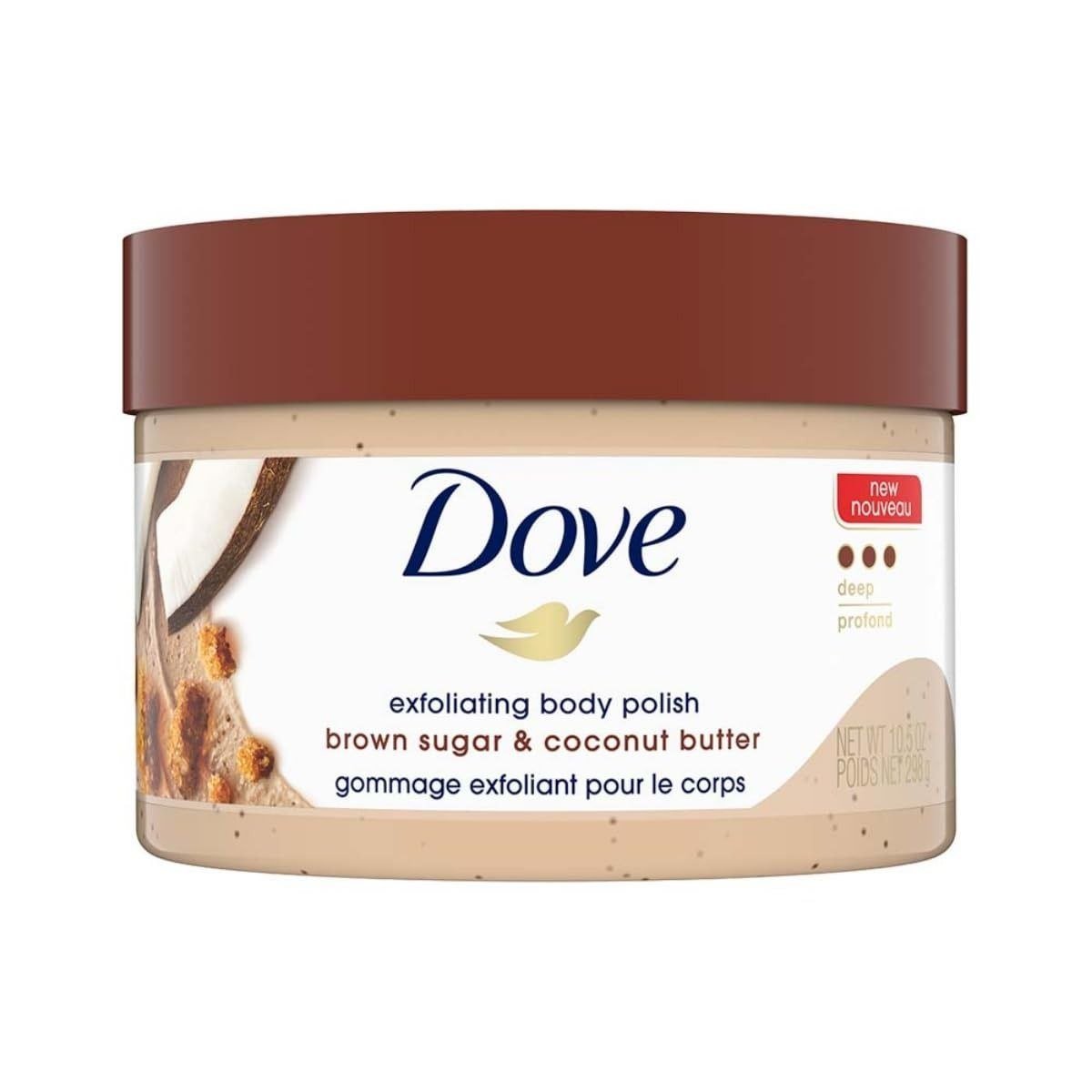 Dove Exfoliating Body Polish Scrub For Dry Skin - 