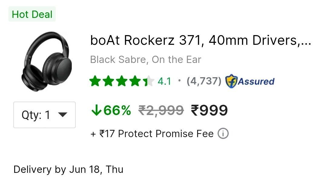 Boat Headphones 999