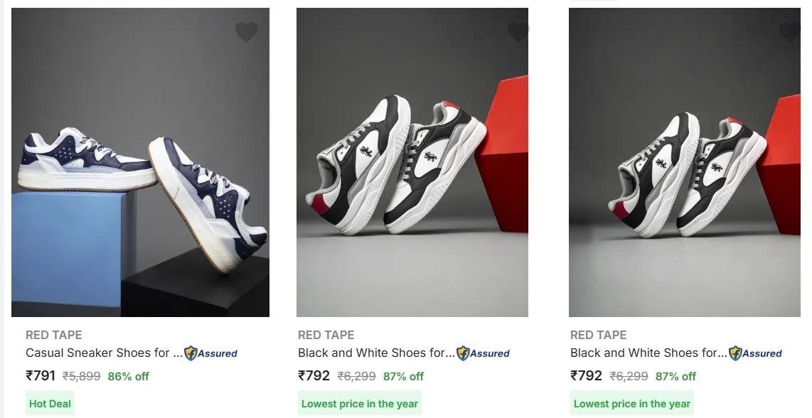 90 On Red Tape Shoes