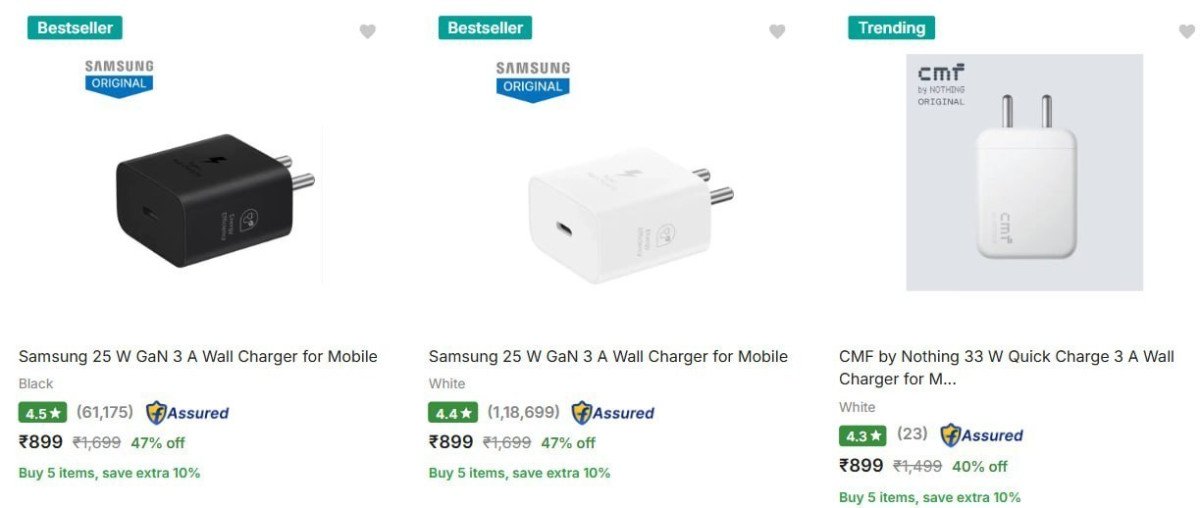 Grab Apple Samsung And Cmf By Nothing Charger Star