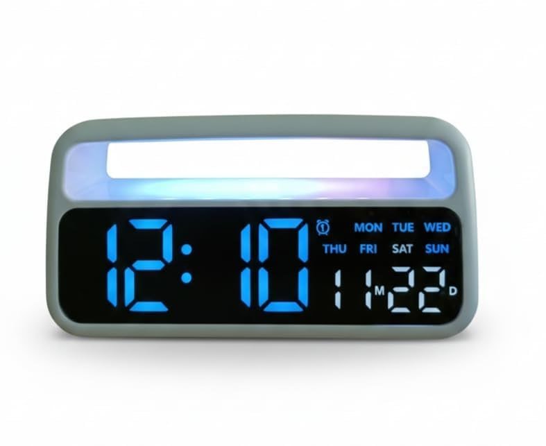 Cbk 7-inch Digital Alarm Clock Table Clock Night L