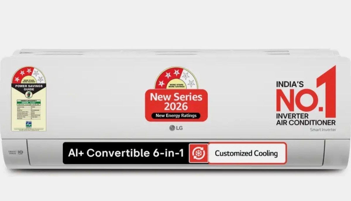 Lg 2026 Model 1 5 Tons 3 Star Split Smart Inverter