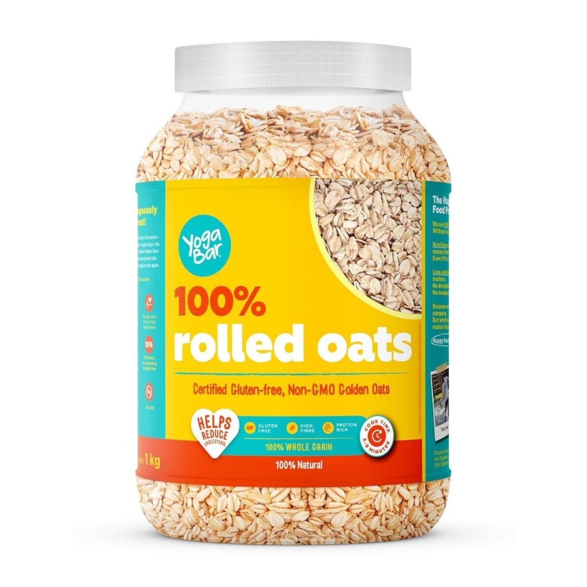 Yogabar 100 Rolled Oats 1 Kg Jar 220