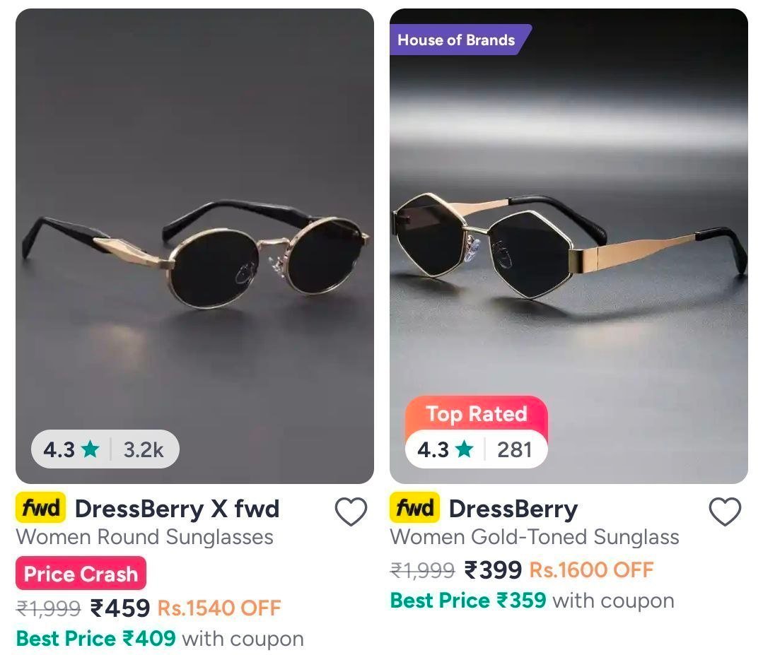 Myntra Accessories Dealssunglasses Under 499socks 