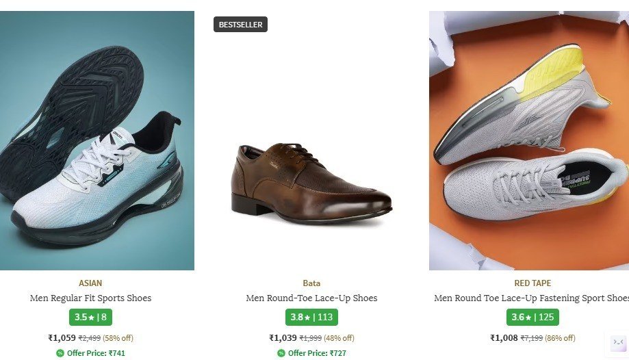 Ajio Hush Puppies Woodland And More Min 50 Bata Ca
