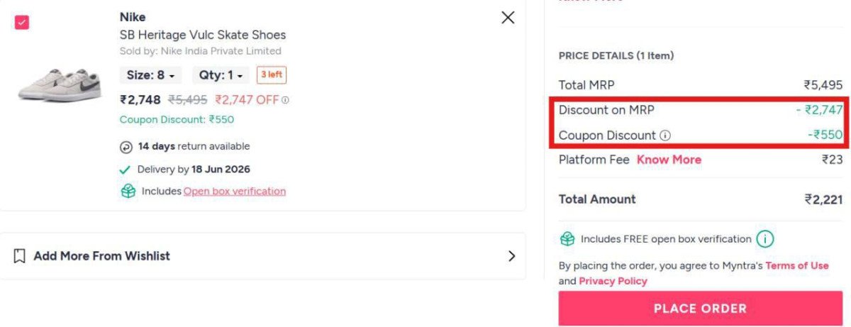 Nike Sneakers At Flat 50 10 Discount 10 Hdfc Cc Di