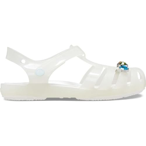 Crocs Unisex Kids Isabella Charm Sandal T Whi