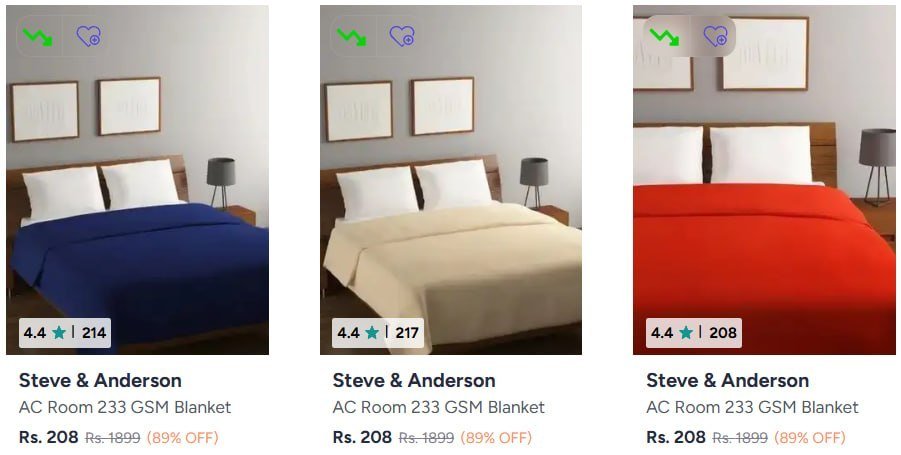 Myntra 89 On Blankets Quilts 208