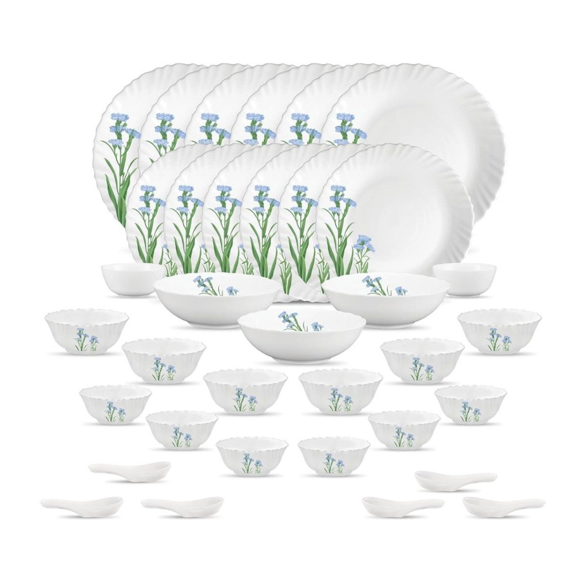 La Opala Dinner Set Of 35 Pcs 1 499