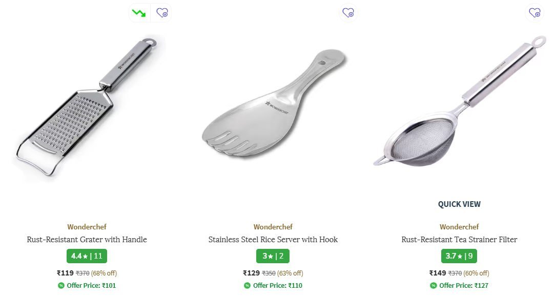 Ajio 68 On Kitchen Tools Starting Just 119 Link