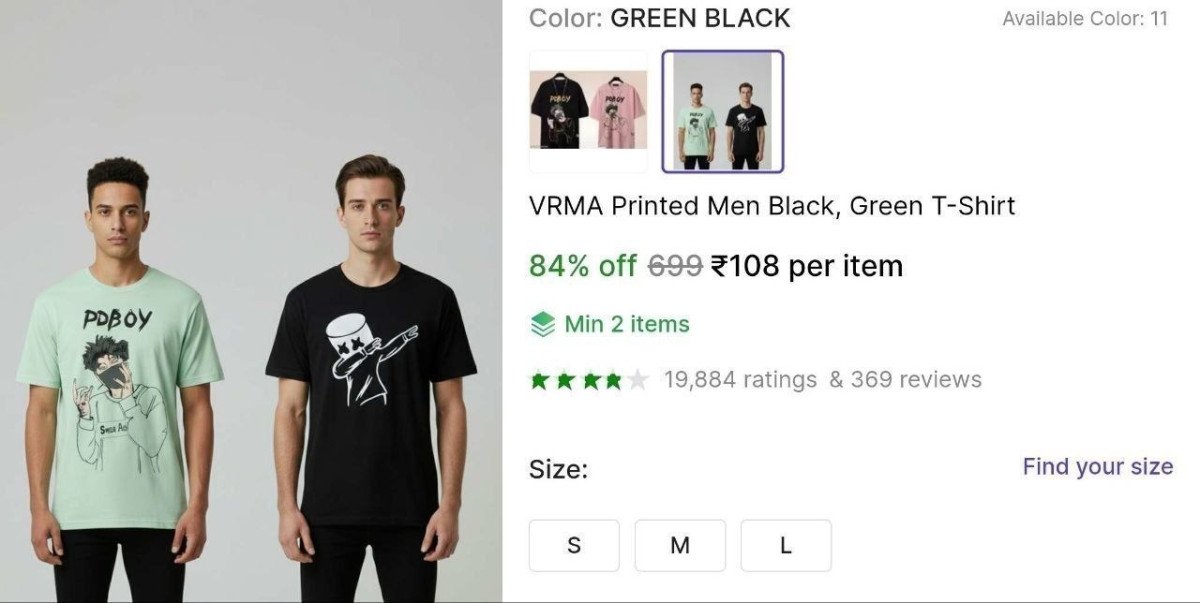 Loot Printed Men T-shirt At 108