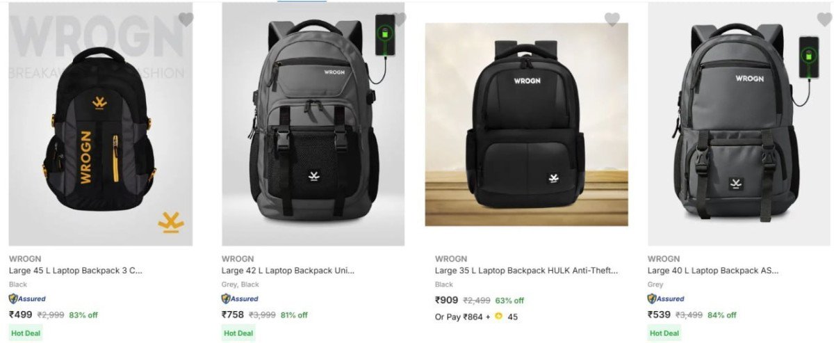 Wrogn Backpack 85