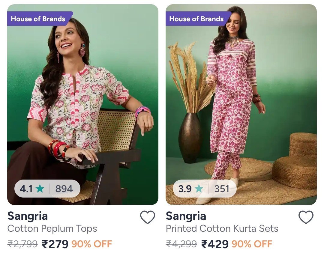 Myntra 90 On Women S Sangria Clothing Starting Fro
