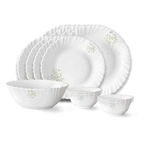 Larah By Borosil Ingot Fluted Series Opalware