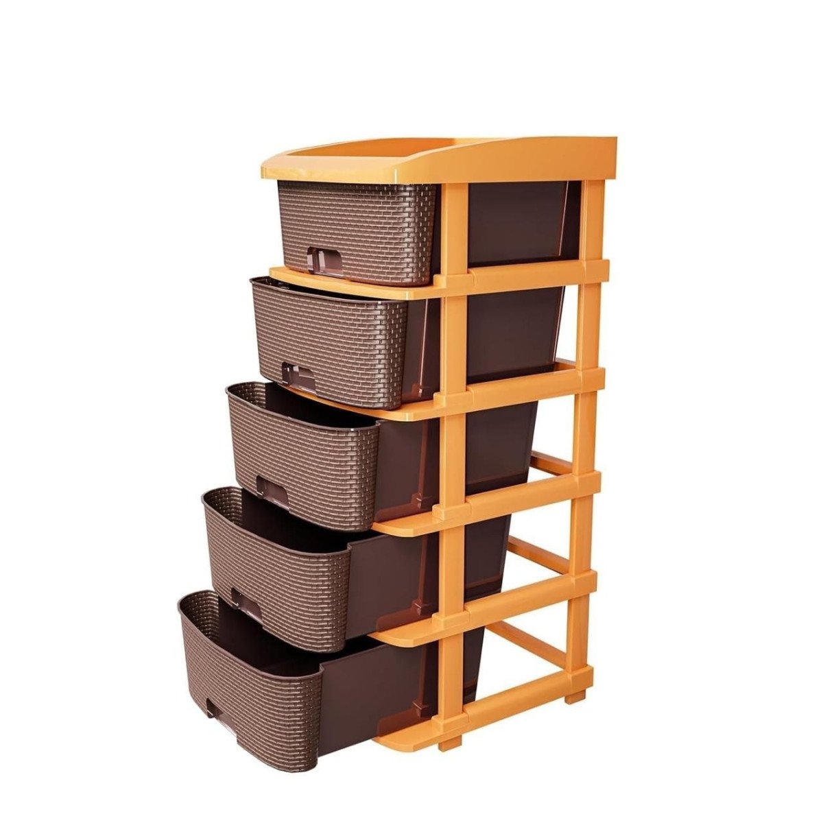 Tex-ro Plastic Modular Drawer Storage Chest Of Dra