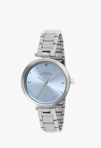 French Connection Analog Blue Dial Women S St