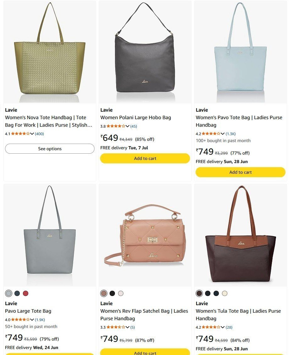 Lavie - Up To 85 On Handbags