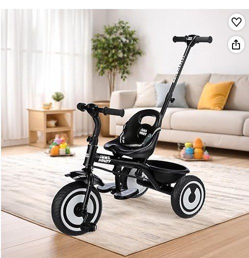 Amazon Brand - Jam Honey Tricycle For Kids Seatble