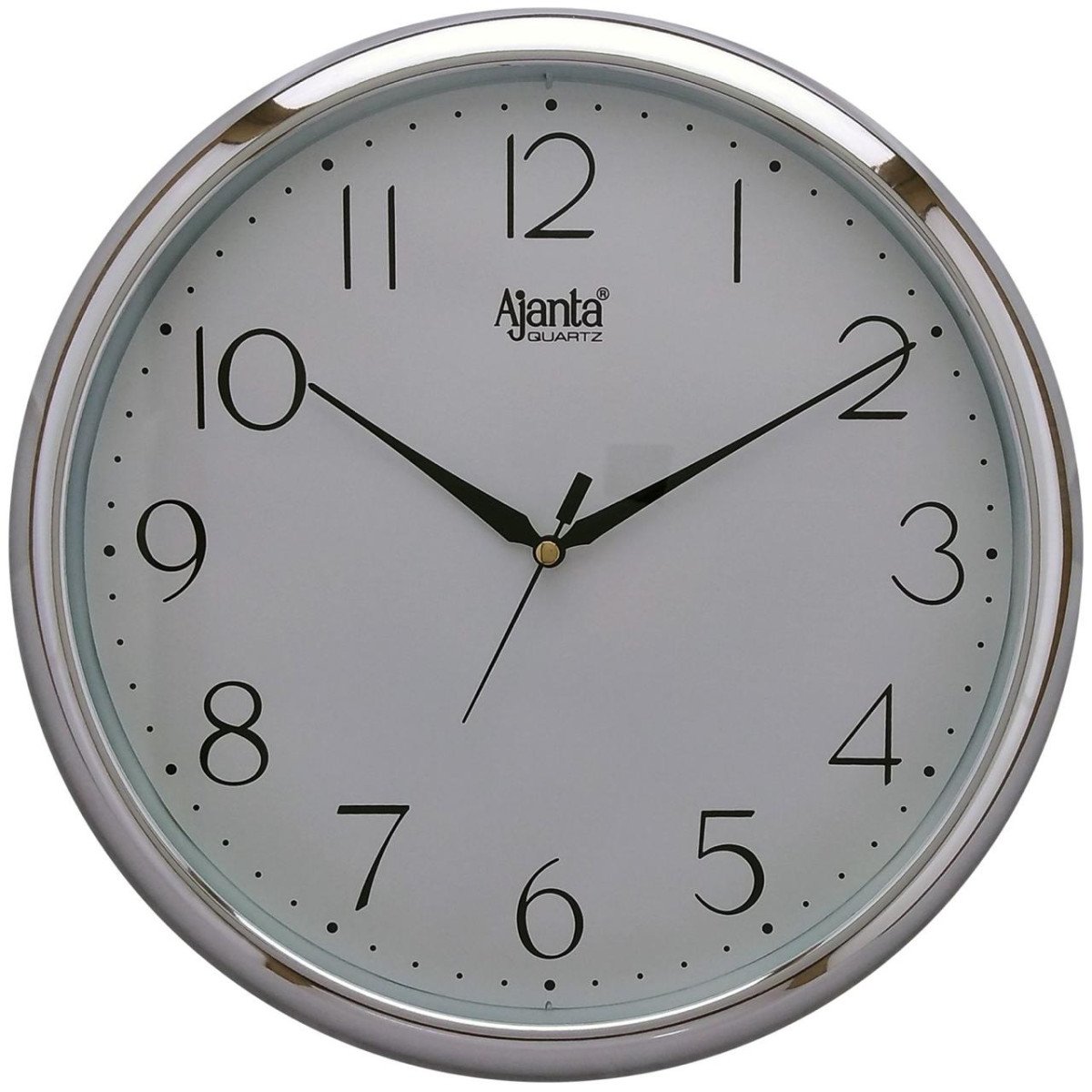Ajanta Plastic Abstract Wall Clock (28 Cm X 28 Cm 