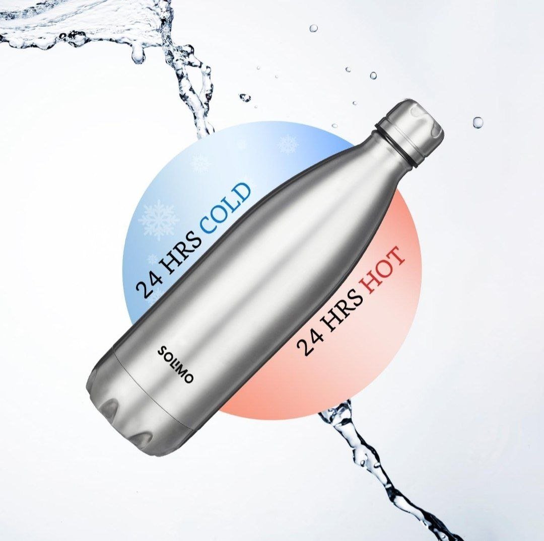 Solimo Stainless Steel Insulated Cola Bottle (1000