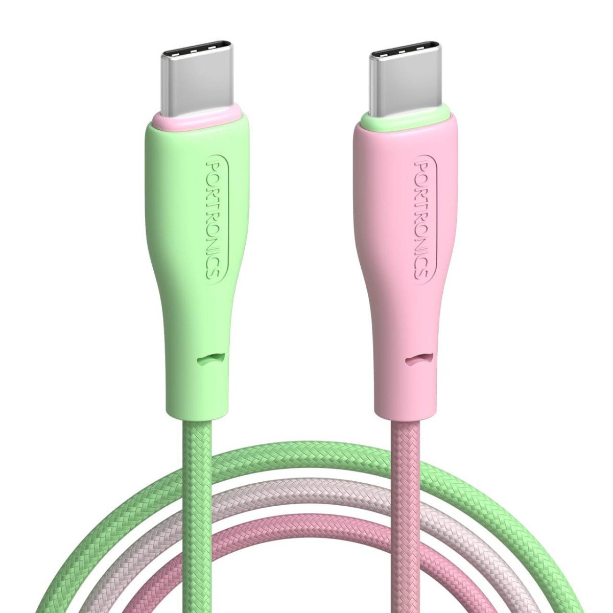 Portronics Hue X 60w Dual Tone Colour Type C Fast 