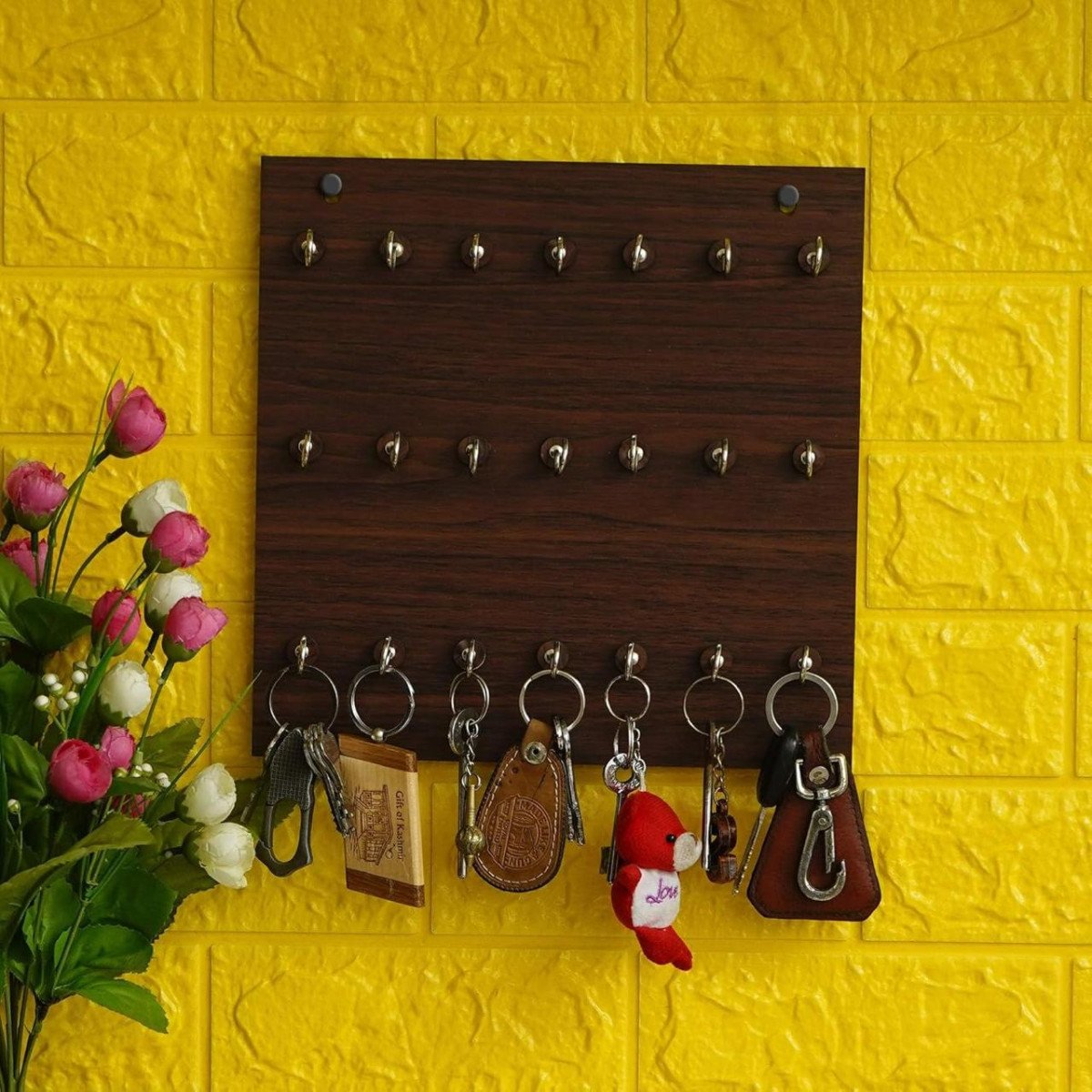 Webelkart Wooden Premium Key Chain Wall Hanging Ke