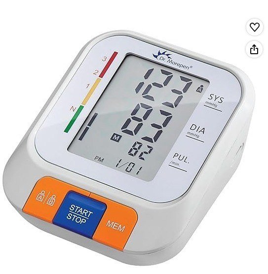 Dr Morepen Arm Blood Pressure Monitor Model Bp-15 