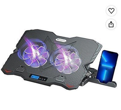 Zebronics Nc5500d Powerful Laptop Cooler With Dual