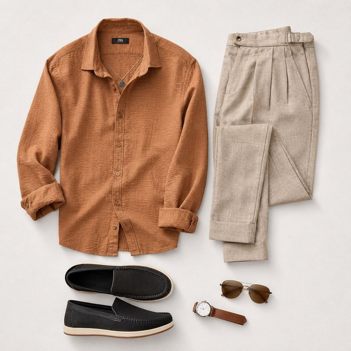 Stylish Casual Outfit Shirt 402trouser 698loa
