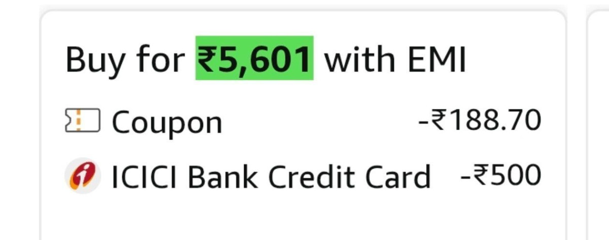 Faast 5601188 Off500 With Icici Sbi Bank Cc
