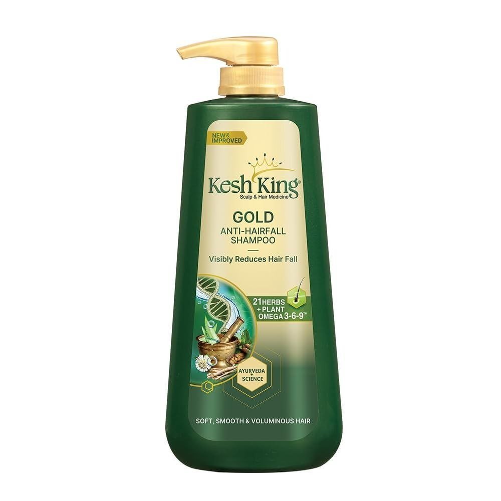 Kesh King Gold Anti Hairfall Shampoo Reduces Hair 