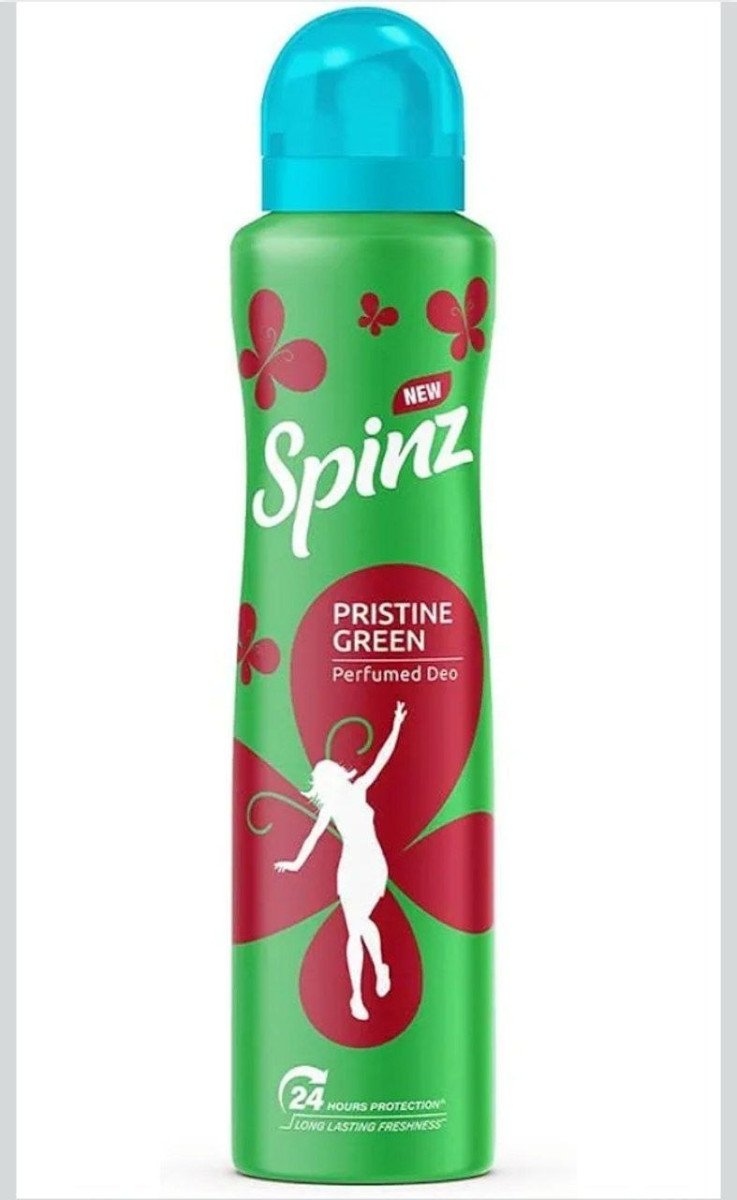 Spinz Pristine Green Perfumed Aerosol Deo For Wome