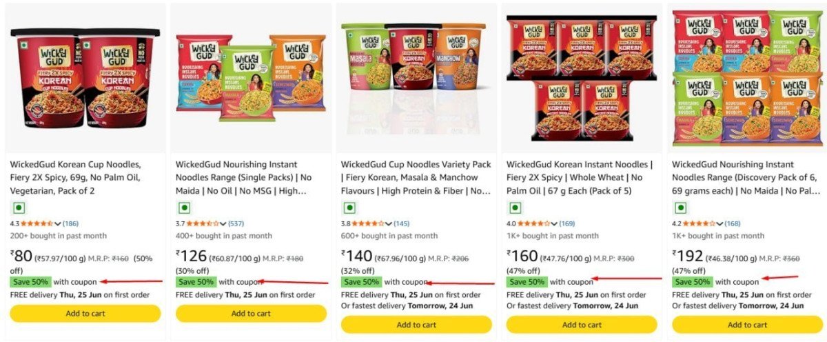 Noodles Starts 35 50