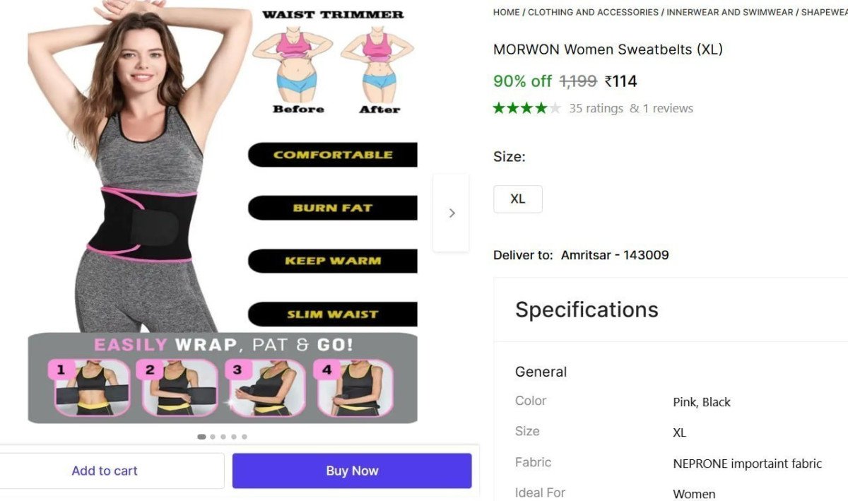 Women Sweatbelts (xl) 114