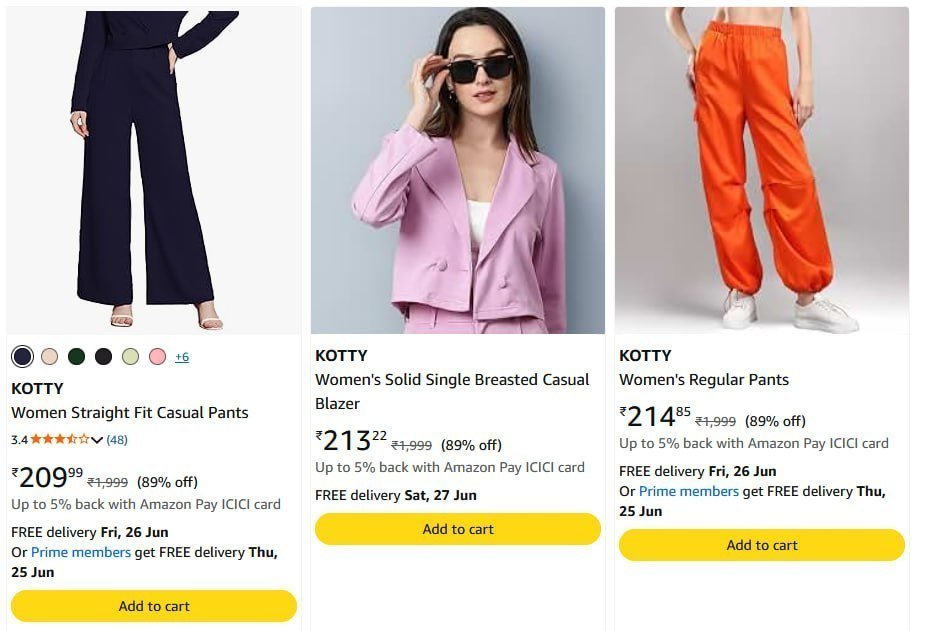 Looootkotty Clothing 92 Starting From Rs 209 - Ama
