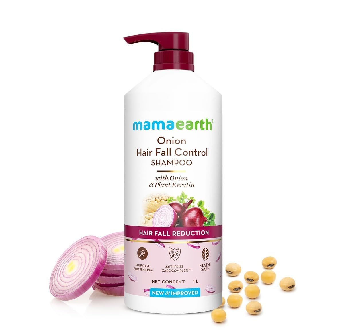 Mamaearth Onion Shampoo For Hair Growth And Hair F