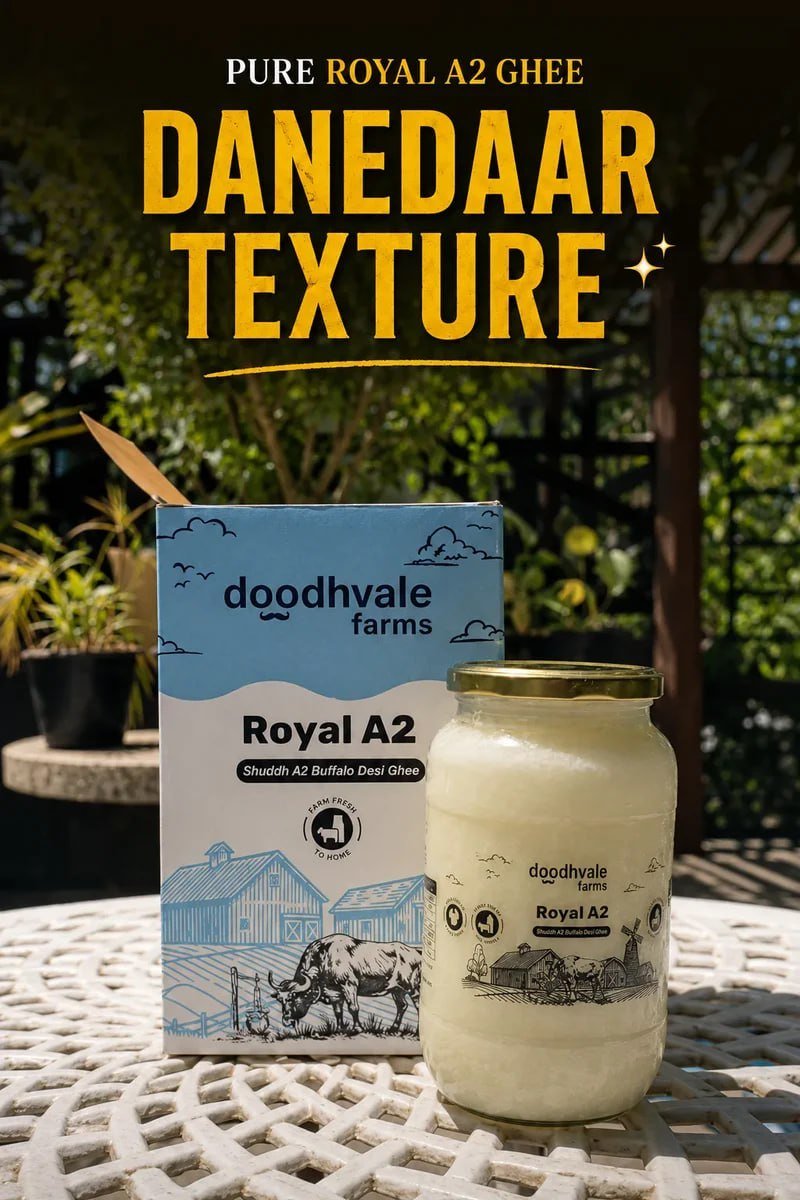 Doodhvale Farms Mega Ghee Royal A2 Buffalo Desi Gh