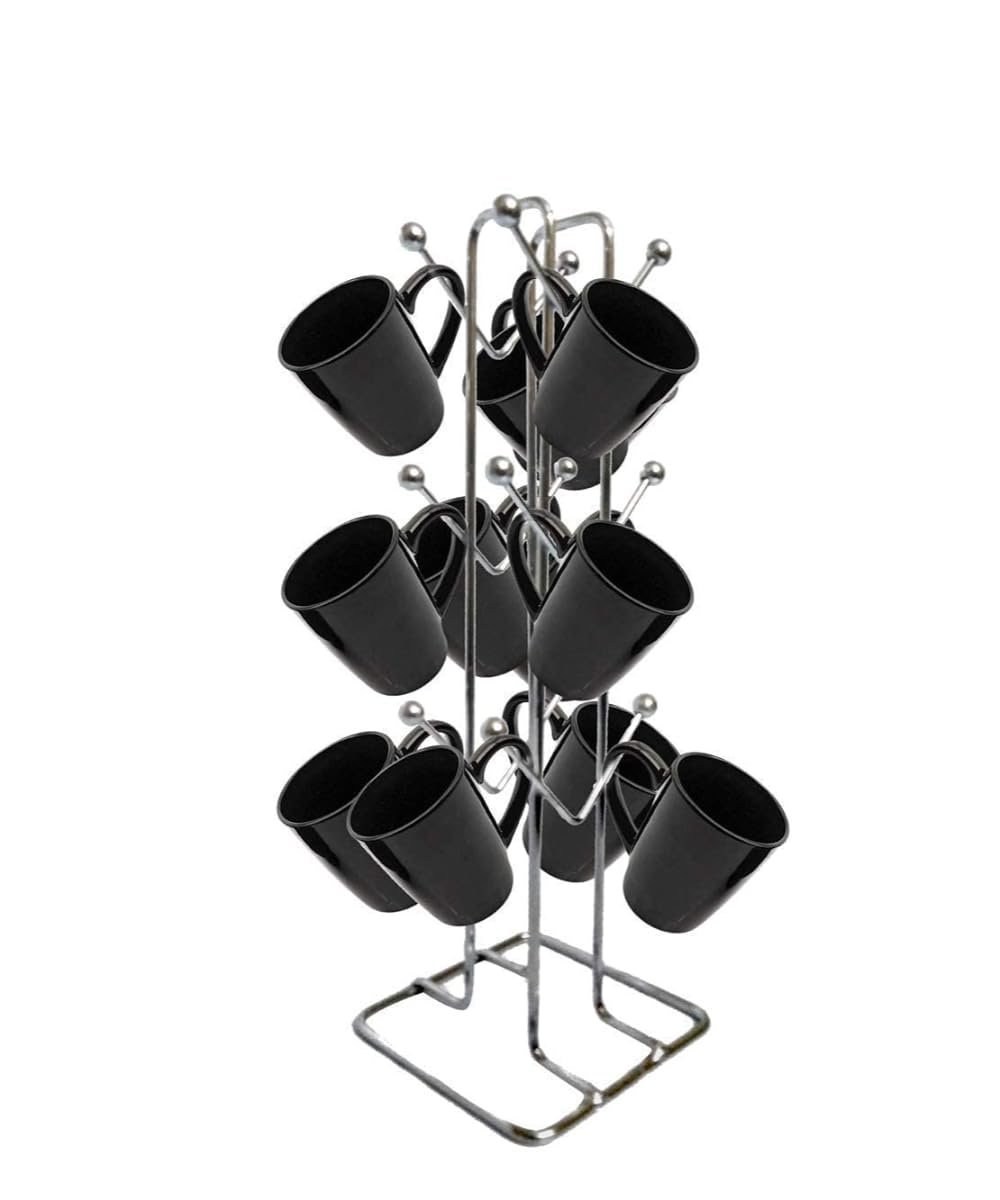 Stainless Steel Cup Floating Shelves Stand For Kitchen Tabletop Coffee And 