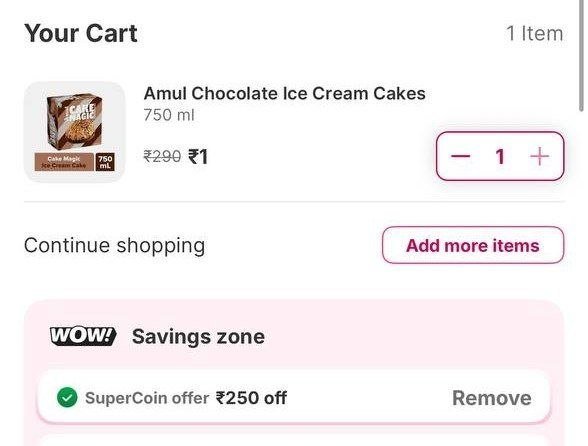 Flipkart Minutes Loot 1 Get 250 Using 1 Supercoin Check On Your