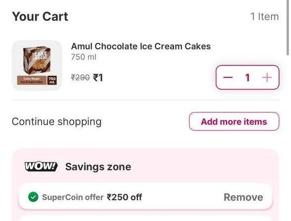 Flipkart Minutes At 1 Get 250 Using 1 Supercoin Check On Your