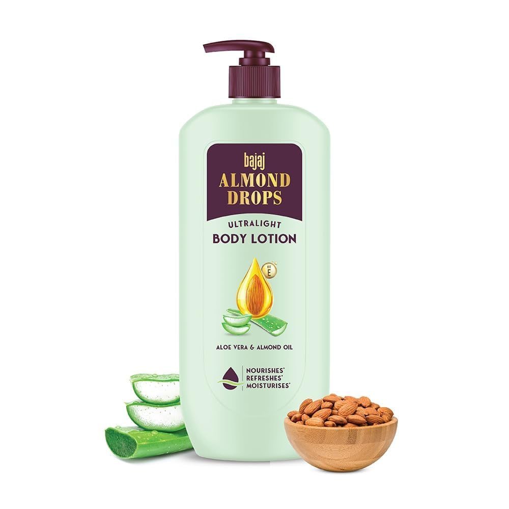 Bajaj Almond Drops Ultralight Body Lotion 600 Ml 2